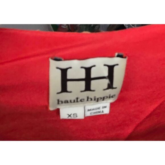 Haute Hippie Cowl Drape Front Wrap Silk Dress - Picture 8 of 8